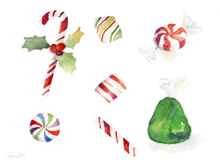 Christmas Candies by Lanie Loreth art print