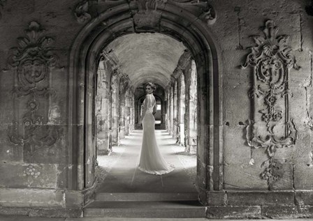 Under a Roman Colonnade by Haute Photo Collection art print