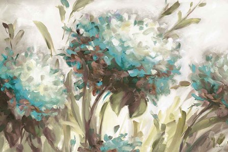 Hydrangea Field Neutral by Lisa Audit art print