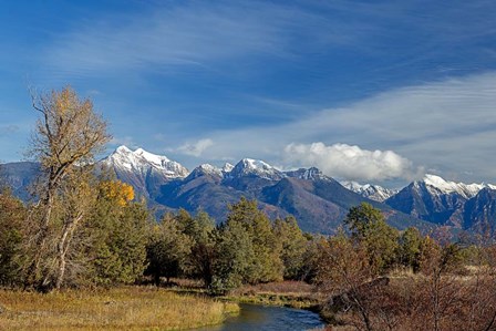 Mission Mountains by Larry McFerrin art print