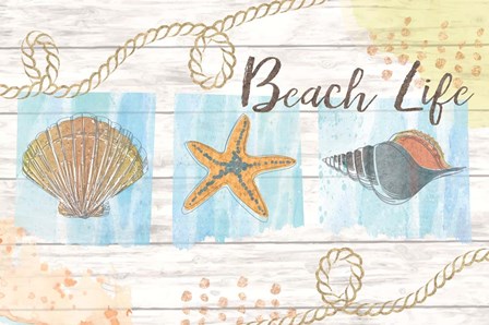 Beach Life by ND Art &amp; Design art print