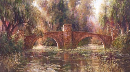 Willow Bridge by Art Fronckowiak art print