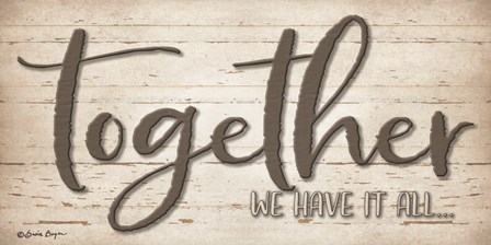 Together We Have It All by Susie Boyer art print