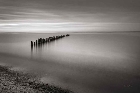 Lake Superior Old Pier V by Alan Majchrowicz art print