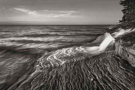 Pictured Rocks Michigan II BW by Alan Majchrowicz art print