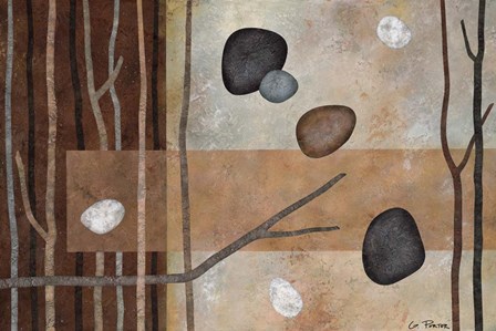 Sticks and Stones IV by Glenys Porter art print