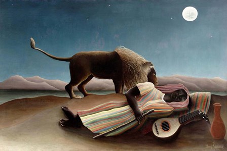 The Sleeping Gypsy, 1897 by Henri Rousseau art print