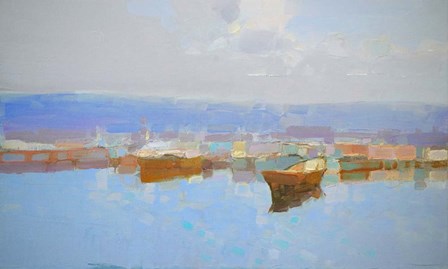 Harbor by Vahe Yeremyan art print