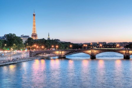 Twilight on the Seine by Alan Blaustein art print