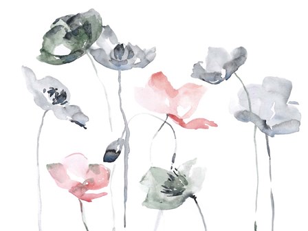 Poppy Haze II by Jennifer Parker art print