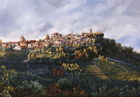 Verduno by Guido Borelli art print