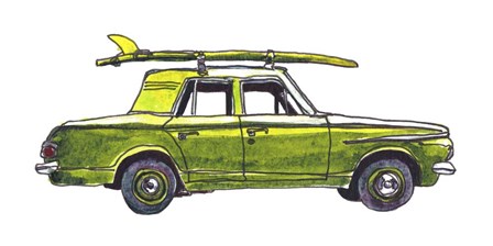 Surf Car XII by Paul McCreery art print