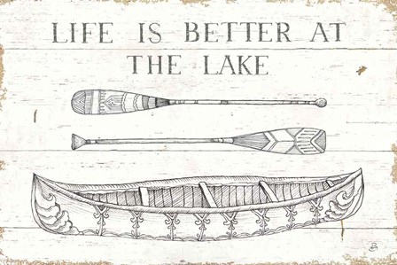 Lake Sketches II by Daphne Brissonnet art print