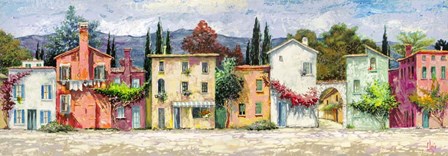 Paese Italiano by Luigi Florio art print