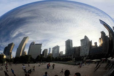 The Bean Chicago by Debra Van Swearingen art print