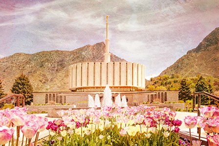 Provo Temple II by Ramona Murdock art print