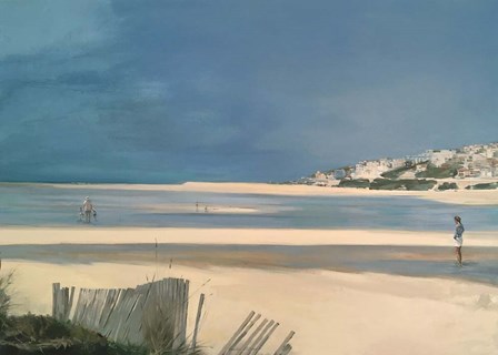 Obidos Lagoon by Carmen Merino art print