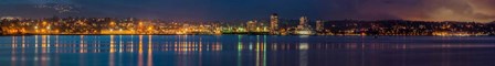 Nanaimo Night Panorama by Tim Oldford art print