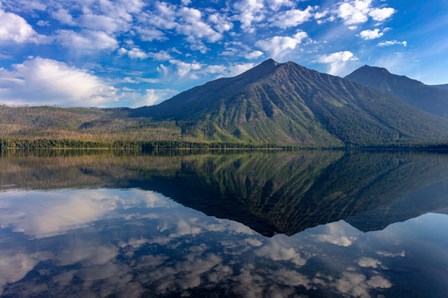 Stanton Mountain Over A Calm Lake Mcdonald In Glacier National Park, Montana by Chuck Haney / Danita Delimont art print