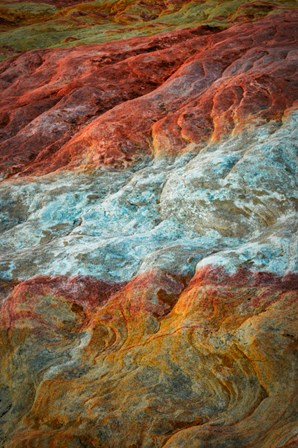 Nevada, Overton, Valley Of Fire State Park Multi-Colored Rock Formation by Jaynes Gallery / Danita Delimont art print