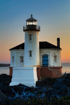 Evening Light On Coquille River Lighthouse, Bullards Oregon State Park, Oregon by Darrell Gulin / Danita Delimont art print