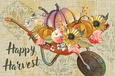 Happy Harvest by ND Art &amp; Design art print