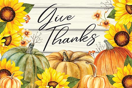 Give Thanks by ND Art &amp; Design art print