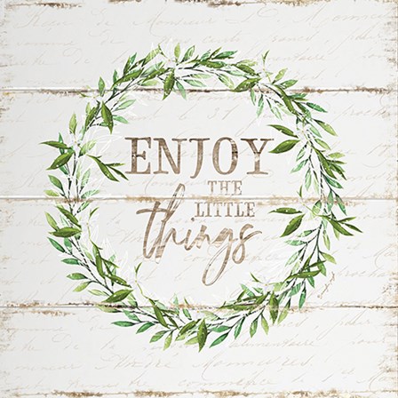 Enjoy the Little Things by Jennifer Pugh art print