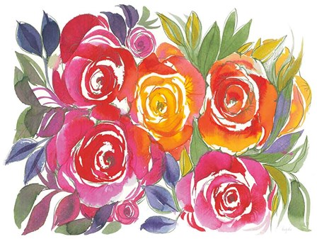 Bold Roses I by Kristy Rice art print