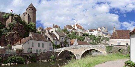 Bridge Over A River, Pinard Bridge, France by Panoramic Images art print