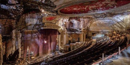 Abandoned Theatre, New Jersey (detail II) by Richard Berenholtz art print