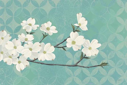 Dogwood Blossoms by Kathrine Lovell art print