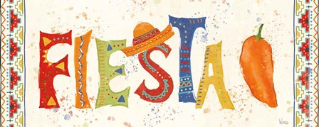 Tex Mex Fiesta VII by Veronique Charron art print