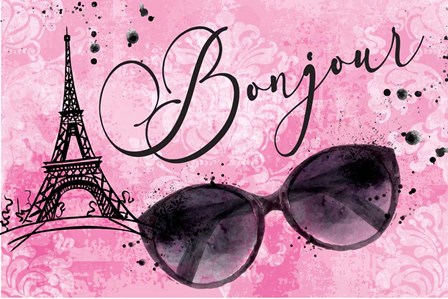 Bonjour by ND Art &amp; Design art print