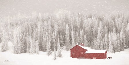 Old Wyoming Barn by Lori Deiter art print