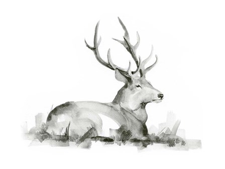 Recumbent Stag I by Jacob Green art print