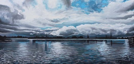 Panoramic Painting by Elizabeth Tyndall art print