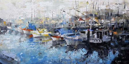 San Francisco Wharf by Mark Lague art print