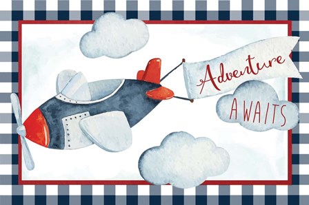 Adventure Awaits by ND Art &amp; Design art print