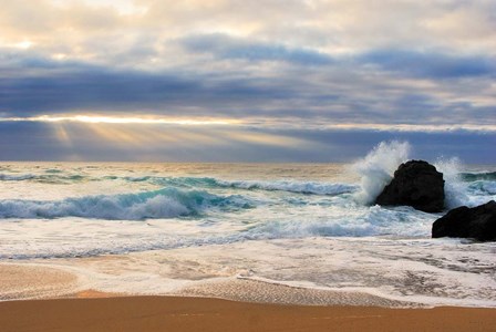 Beach at Big Sur by Jerome Andrews art print