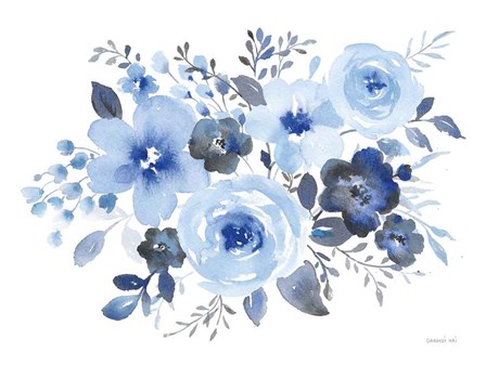 Fresh Blue Bower II by Danhui Nai art print