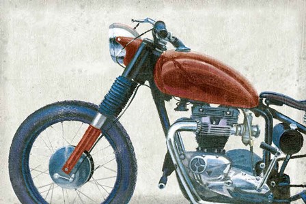 Lets Roll III Grunge Crop by James Wiens art print