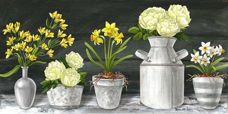 Farmhouse Garden panel by Kelsey Wilson art print