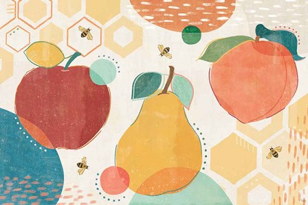 Fruit Frenzy I by Veronique Charron art print