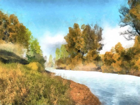 Down Stream IV by Alonzo Saunders art print