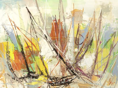 DInamismo di una Regata by Luigi Florio art print