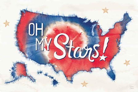 Oh My Stars I by Dina June art print