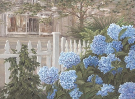 Hydrangeas by Georgia Janisse art print