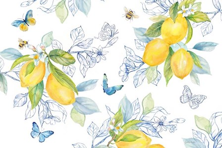 Lemon Sketch Book I by Cynthia Coulter art print