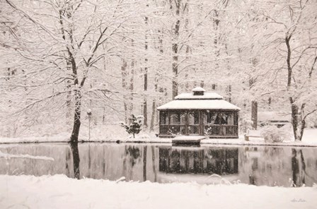 Winter Gazebo by Lori Deiter art print